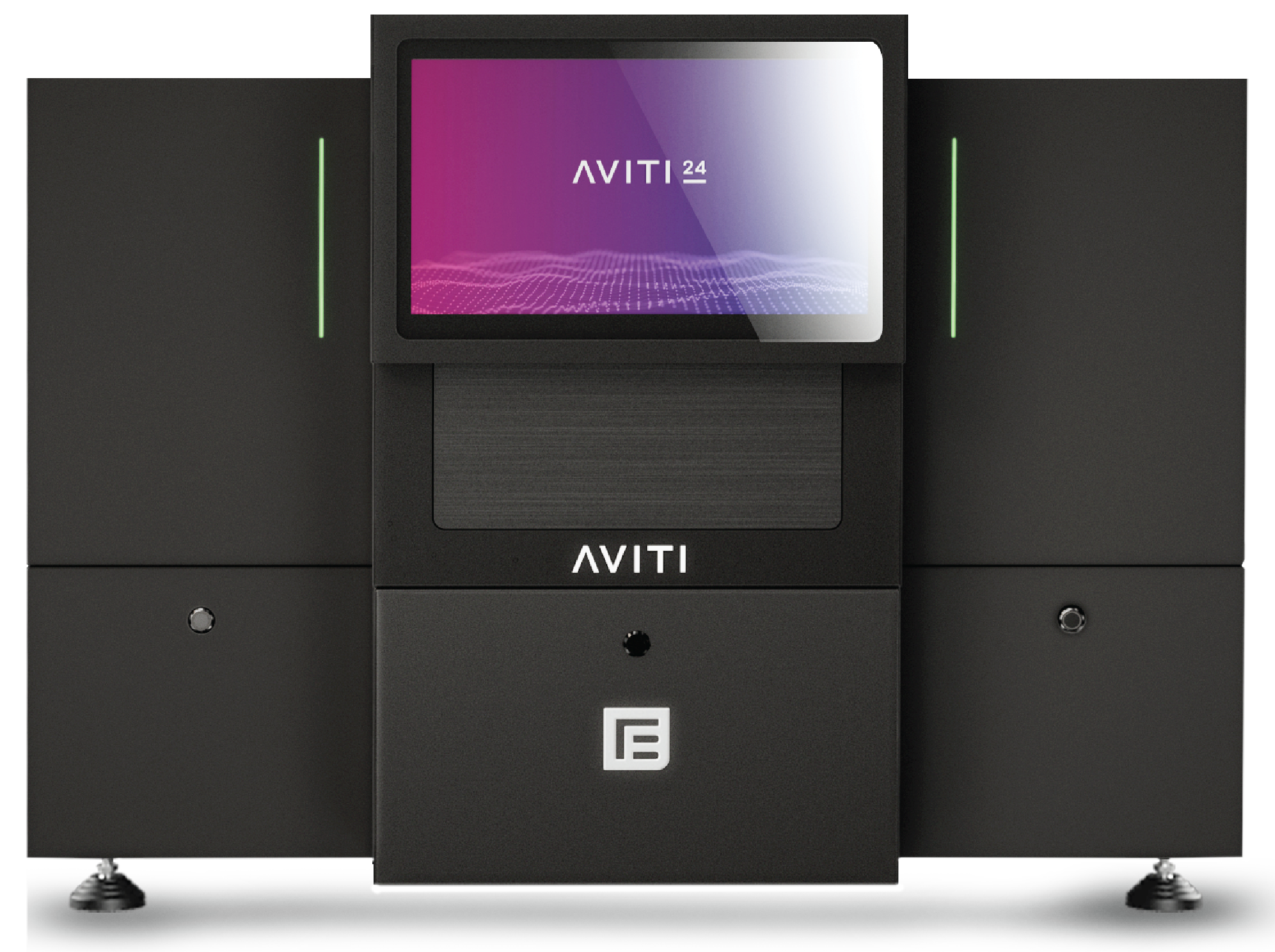 AVITI24 flow cell imagery collage